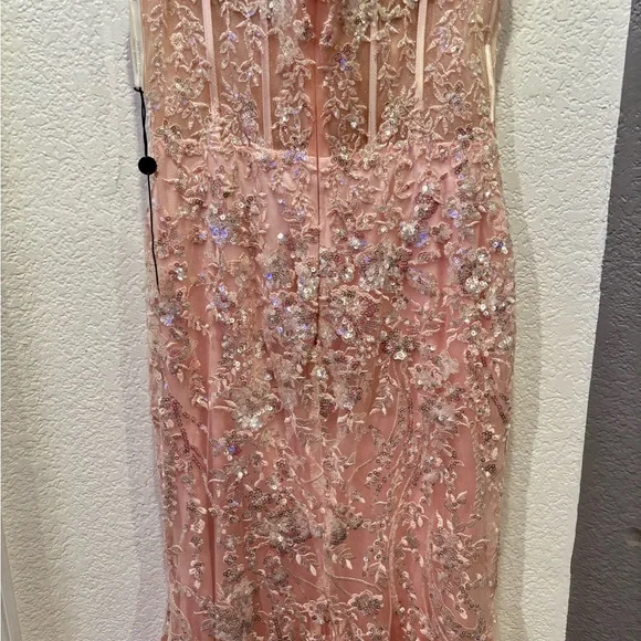 Sherri Hill Pink Sequin Prom Dress! For Sale - Picture 8 of 13